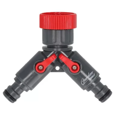 DEDRA 80N002L Kettős csapcsatlakozó 1/2"-3/4", ömlesztve