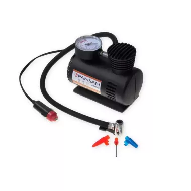 DEDRA A040300 Kompresszor automobilhoz, 12V 250PSI 11l/min, tömlő 0,5cm