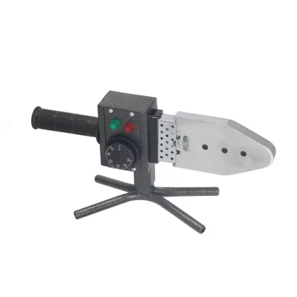   DEDRA A124020 Forrasztó gép PVC-hez, 800W, max.300°C, 6adaptér, 16, 20, 25, 32, 40, 50mm, olló PVC vágására, fémkoffer