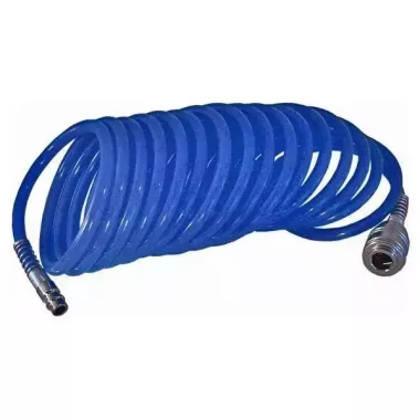 DEDRA A533081 Törésálló spirálos PU tömlő, 8mm, 10m