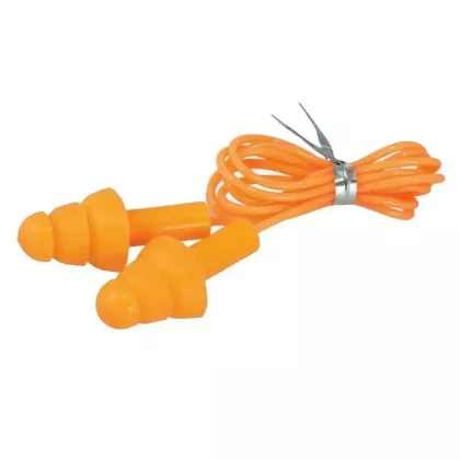   DEDRA BH1033 Zsinóros szilikon zajvédő füldugó, SNR 29dB,  1pár