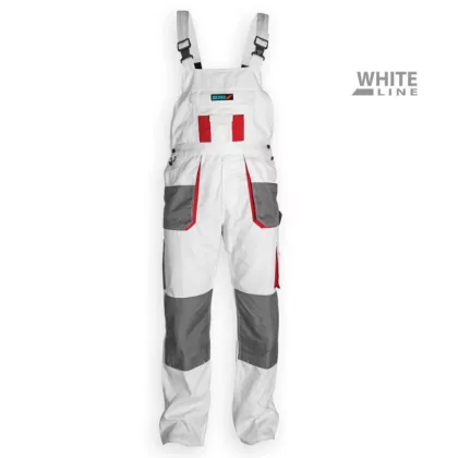   DEDRA BH4SO-XL Védő kertésznadrág XL/56 méretben, fehér, 190g/m2 grammatúra