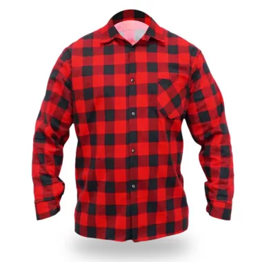 DEDRA BH51F2-M Flanel ing kék, méret M, 100% pamut