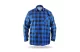 DEDRA BH51F2-M Flanel ing kék, méret M, 100% pamut
