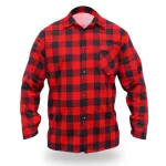 DEDRA BH51F2-XL Flanel ing kék, méret XL, 100% pamut