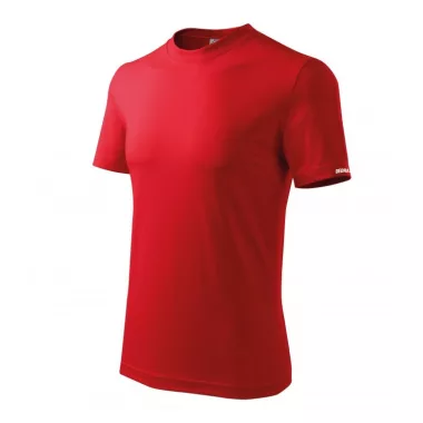 DEDRA BH5TC-XXL Férfi rövid ujjú póló XXL, piros, 100% pamut