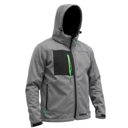   DEDRA BH61KS-S Softshell kabát kapucnival, méretek: S, 96% poliészter+ 4% elasztán