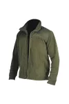 DEDRA BH6PA-S Polár pulóver betétekkel,280g/m2,méret: S,szín: zöld-katonai