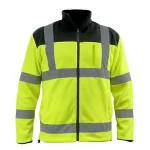   DEDRA BH80P3-S Polár felső fényvisszaverős 280g/m2,méret:S,sárga-fekete