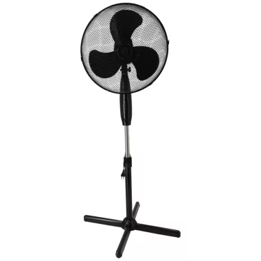 DEDRA DA-1601B Állványos ventillátor 16", 45W, fekete