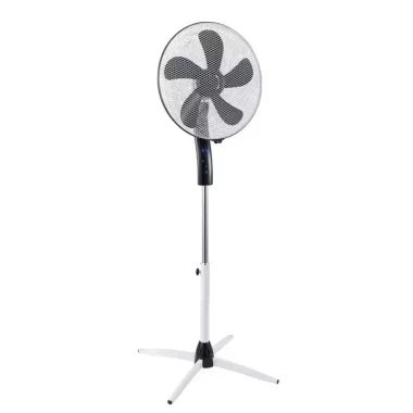 DEDRA DA-1608 Állványos ventillátor 16", fekete-fehér, távirányitó