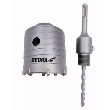DEDRA DED1505-D Koronás fúró SDS plusz, 65mm, fúróvezetővel