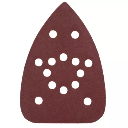   DEDRA DED70636 Delta csiszolópapír #DED7063 180gr 140x140x93mm, tépőzáras, 5db-os szett