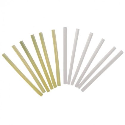   DEDRA DED7565 Ragasztópatron,fehér, 11,2x200mm, 1kg átlátszó