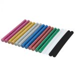 DEDRA DED7574 Ragasztópatron ezüst csillám 8db 8x100mm