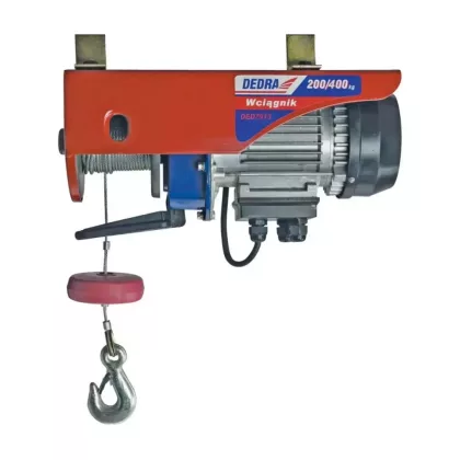 DEDRA DED7913 Elektromos csörlő 1,0kW, 6m/500kg, 12m/250kg