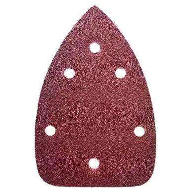 DEDRA DED79416 Delta csiszolópapír 140x140x80mm,180gr, tépőzáras, 5db-os szett