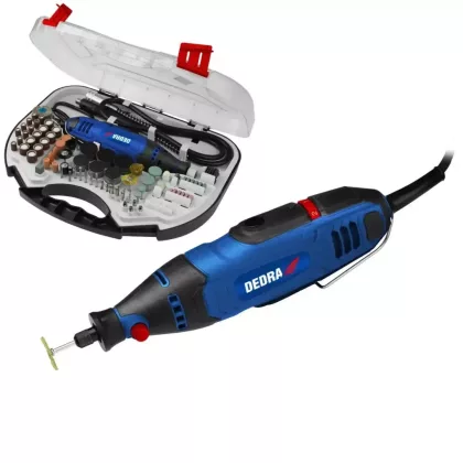   DEDRA DED7944Z2 Mini csiszoló 135W - tartozék készlet 215db, hordtáska