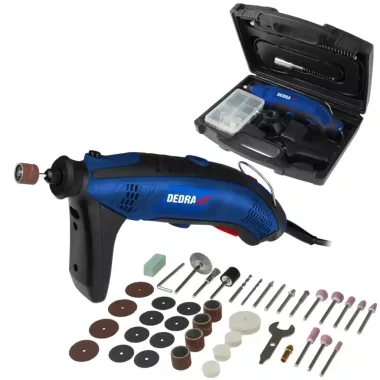 DEDRA DED7946Z1 Mini csiszoló 170W- tartozék készlet 44 db, hordtáska