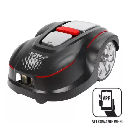   DEDRA DED8752-4AP Kaszáló-mulcsozó robot 20V 4.0Ah, max 1000m2