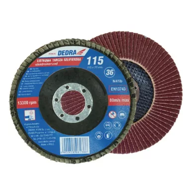 DEDRA F21080 lamellás csiszolókorong 125x22mm, gradáció: 80