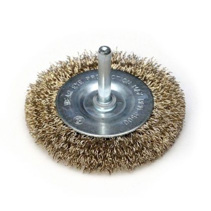 DEDRA F31-100 Réz korong drótkefe 100mm szárral