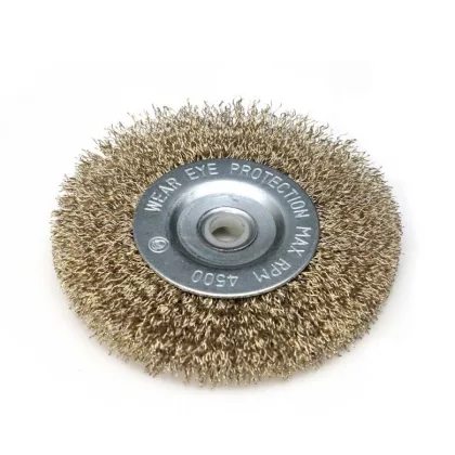 DEDRA F33-100 Réz korong drótkefe 100mm, furat átmérő 12.7mm