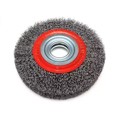   DEDRA F34-150 Acél korong drótkefe 150mm, redukció: 25,22,20,16,12.7mm
