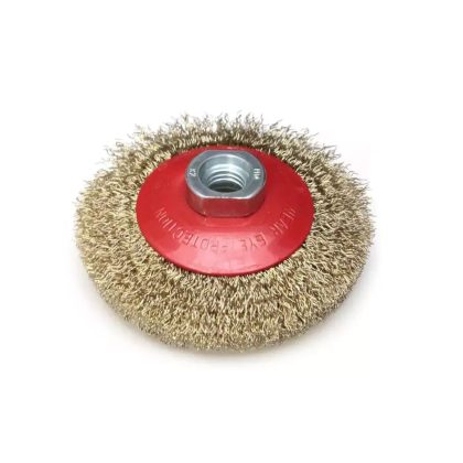 DEDRA F38-115 Réz korong drótkefe 115mm, menet M14