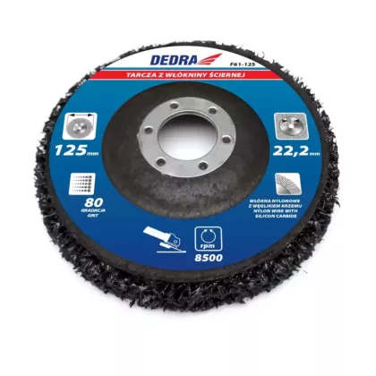   DEDRA F61-125 Csiszoló szövet korong 125mm, furat átmérő 22.2mm