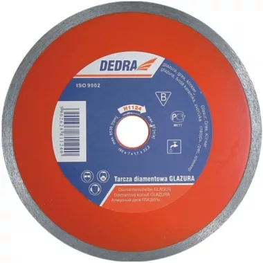 DEDRA H1125A Folyamatos vágóélű gyémánttárcsa csempelapok vágásához 230x22,2mm
