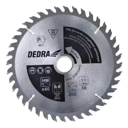 DEDRA H21042 Karbidos körfűrészlap fához 210x42x30