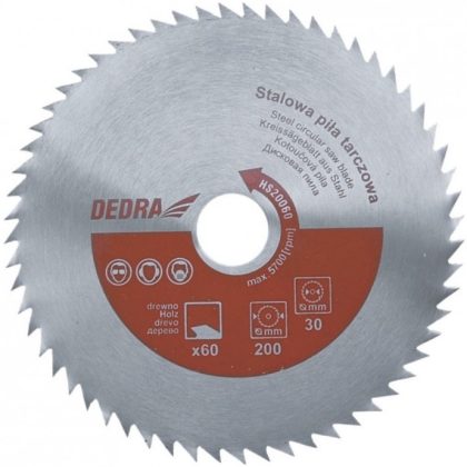 DEDRA HS40080 Univerzális acél körfűrészlap 400x80x30mm
