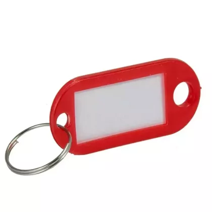 DEDRA M311.1052 Műanyag kulcstartó 6 db vegyes színekben