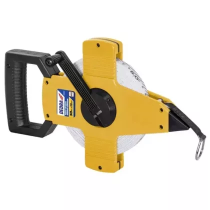   DEDRA M5012 Üvegszállal megerősített mérőszalag 50m, szélesség 13mm, PVC, ABS, CE MID II kat.