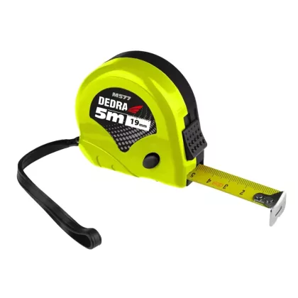 DEDRA M577P 5mx19mm, dupla stop, PVC tartóval