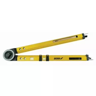 DEDRA MK0620 Állítható szögmérő 620 mm-es vízmértékkel, 2 libellás