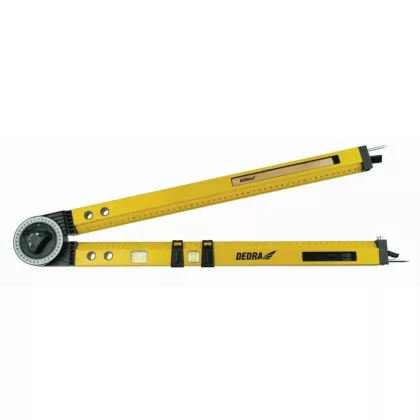   DEDRA MK0620 Állítható szögmérő 620 mm-es vízmértékkel, 2 libellás