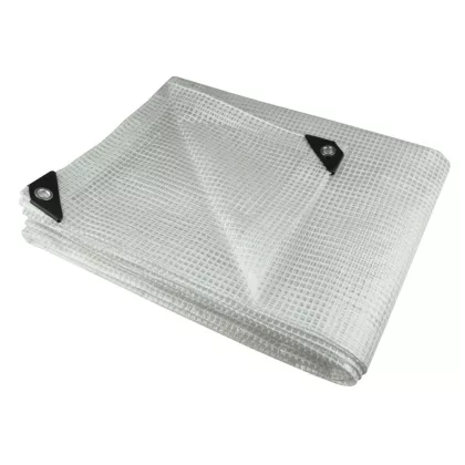 DEDRA N09045 Ponyva 4x5, 100g/m2 átlátszó, megerősített