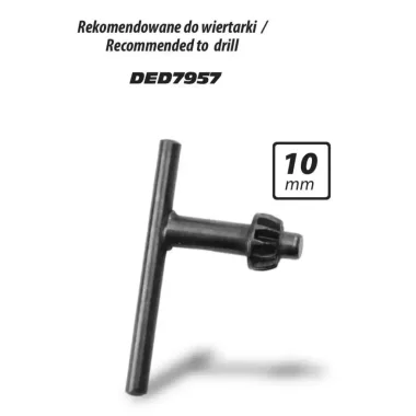 DEDRA YKS002 Fúró tokmánykulcs 10mm