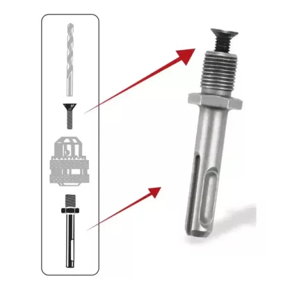DEDRA YKS009 Adapter SDS plus 1/2" 20UNF