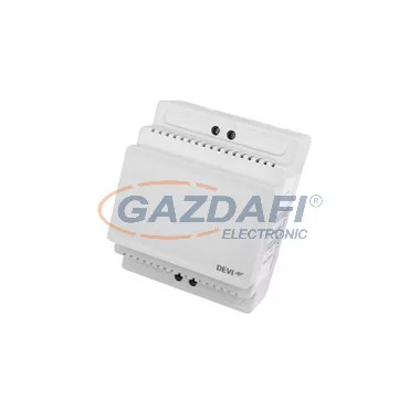 DEVIreg™ 850 DIN-sínre szerelhető automatika 1 db PSU 24 V-os trafó   230V