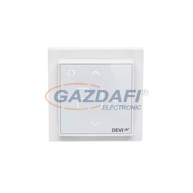 DEVIreg™ Smart Falba süllyeszthető érintőképernyős Wi-Fi termosztát intelligens időzítővel. Tiszta fehér 230V DEVIreg™ Smart Falba süllyeszthető érintőképernyős Wi-Fi termosztát intelligens időzítővel. Tiszta fehér 230V
