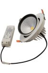 TRACON DLCOBA35W Recessed ceiling LED luminaire, rotatable 230 V, 50 Hz, 35 W, 3500 lm, 4000 K, EEI = A +