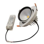 TRACON DLCOBA35W Beépíthető álmennyezeti LED lámpatest, forgatható 230 V, 50 Hz, 35 W, 350