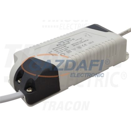   TRACON DLDD12W Fényerő-szabályozható meghajtó a LED-DL-12 panelekhez 220-240 V, 50 Hz, 12 W, 300 mA