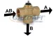 COMPUTHERM DN20-3 háromjáratú szelep COMPUTHERM DN20-3 háromjáratú szelep