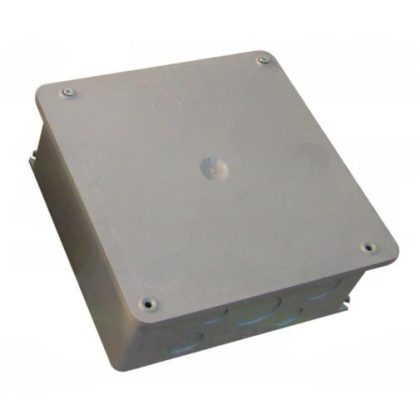   TRACON DN200X200 Mounting box plastic, wall-mounted, gray 200 × 200mm, IP44