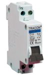 TRACON DPN-C-25 Kismegszakító, 1+N pólus, C karakterisztika 25A, 4,5kA
