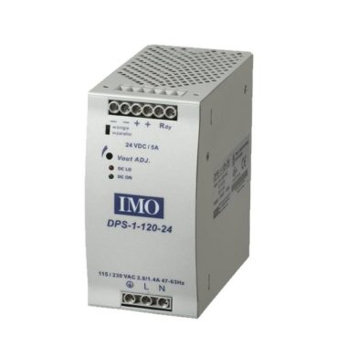 IMO Kapcsolóüzemű tápegység 5A, 90-265V AC, 24V DC, 120W